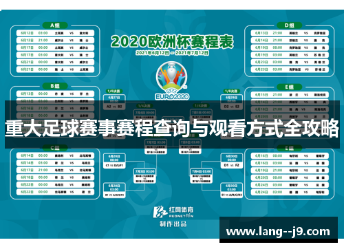 重大足球赛事赛程查询与观看方式全攻略